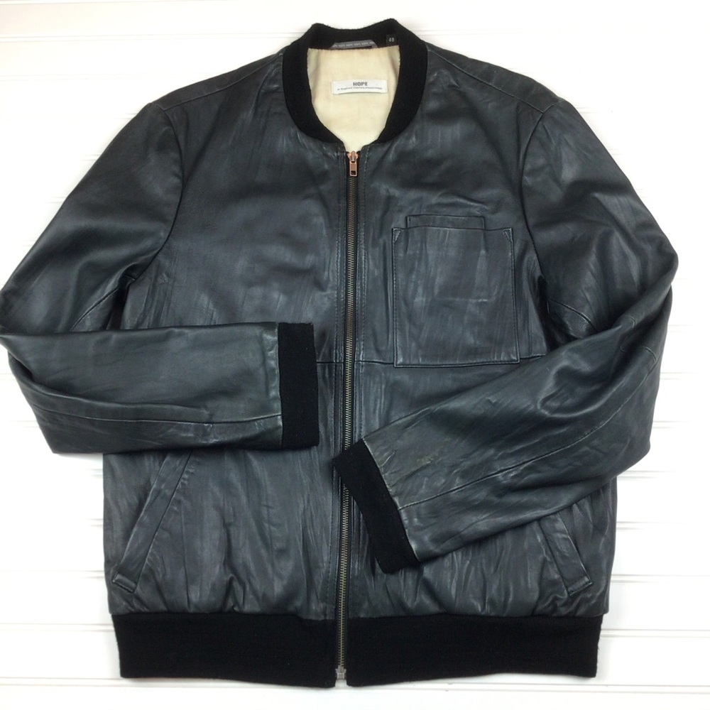HOPE Leather Jacket by Ringstrand Soderburg Stockholm Sweden